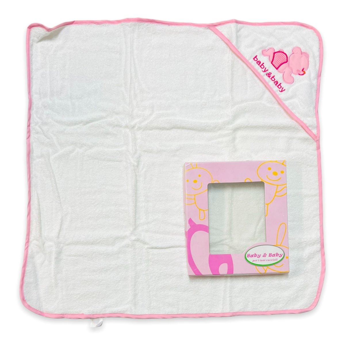 Triangolo accappatoio Baby e Bay Orso - Mstore016 - Triangolo accappatoio - Mstore016