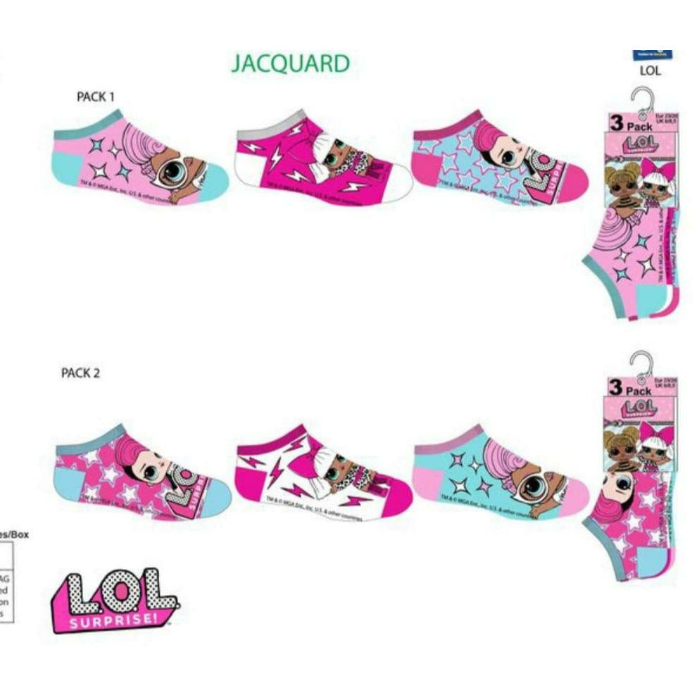 Tris calzini LoL corto bimba 23/34 - Mstore016