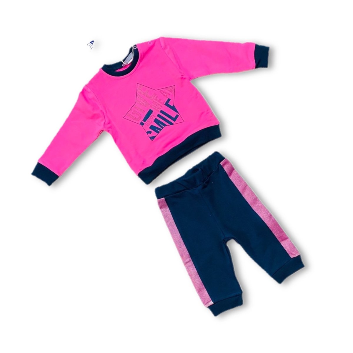 Tuta Bidibimbo Felpa In Cotone - Mstore016 - Tuta Neonata - Bidibimbo