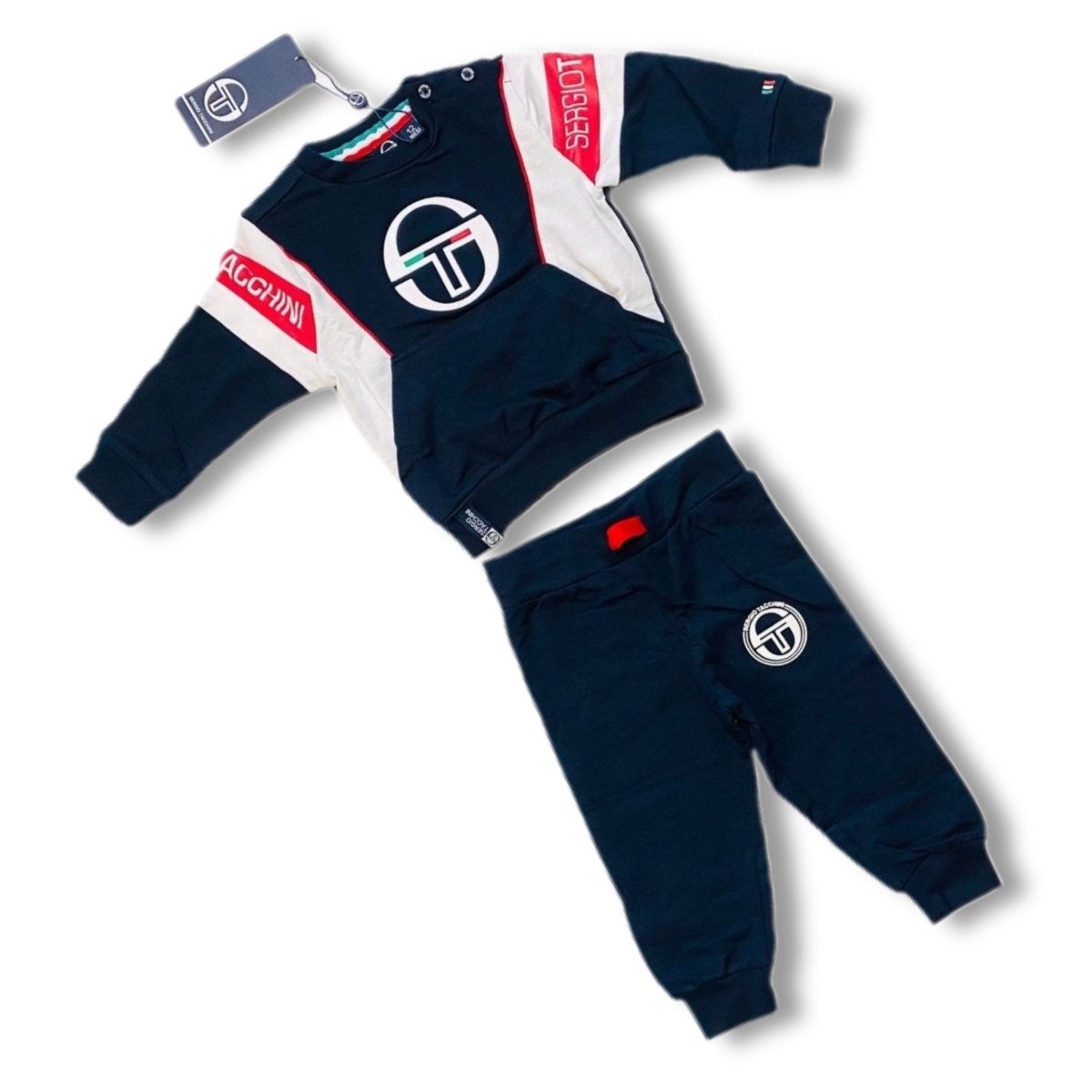 Tuta Cotone Sergio Tacchini 12/36 mesi - Mstore016 - Tuta guru neonato 12/36 mesi - Sergio Tacchini