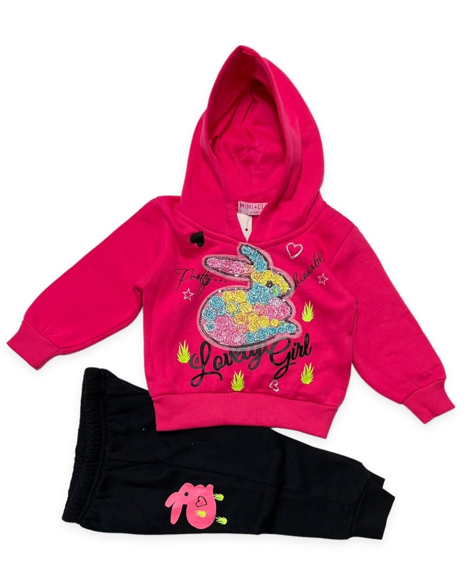 Tuta Felpata Bimba - Mstore016 - Tuta Neonata - Minu Club