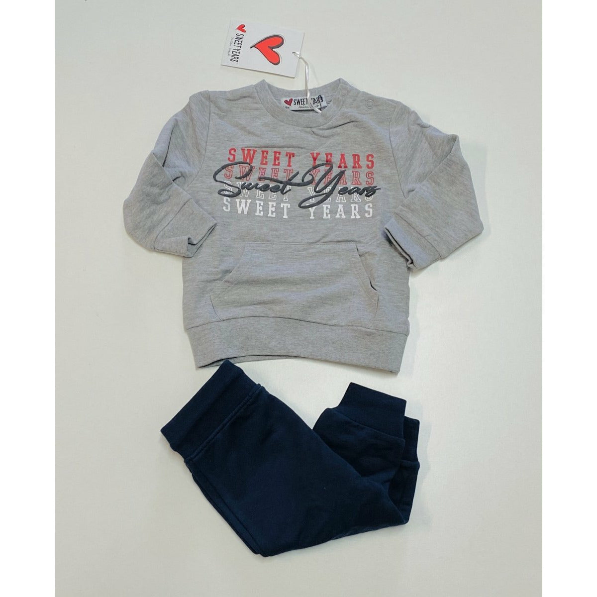 Tuta Felpata Sweet Years 6/36 mesi - Mstore016