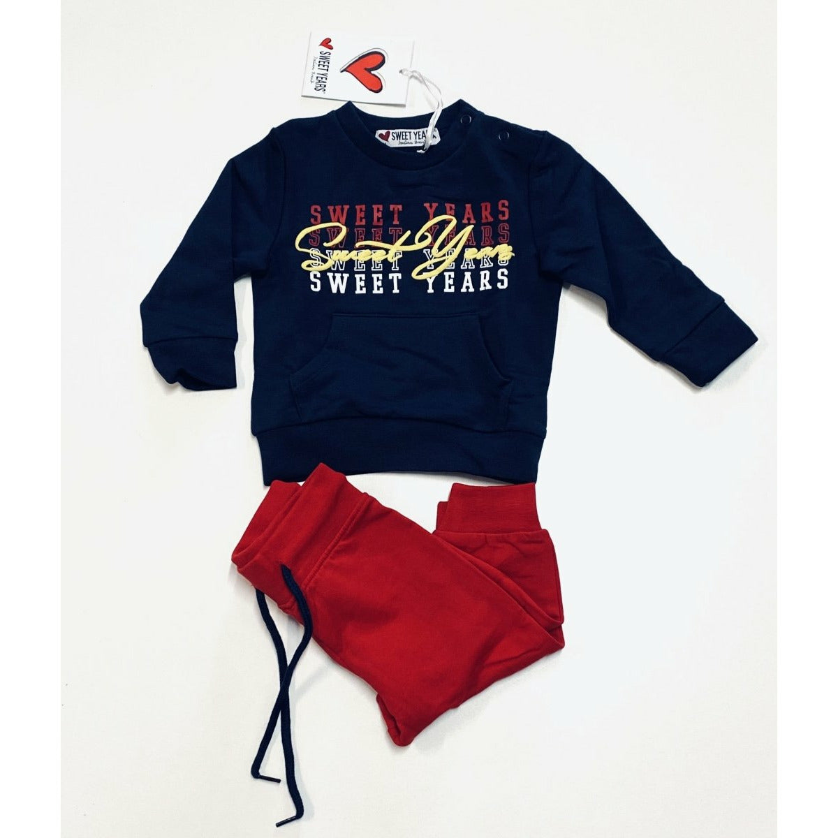 Tuta Felpata Sweet Years 6/36 mesi - Mstore016