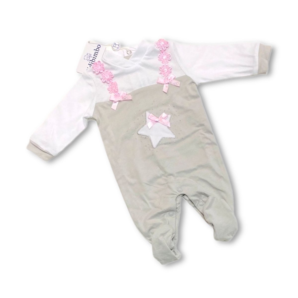Tutina 100% Cotone Bidibimbo - Mstore016 - Tutina 100% Cotone neonata - Bidibimbo