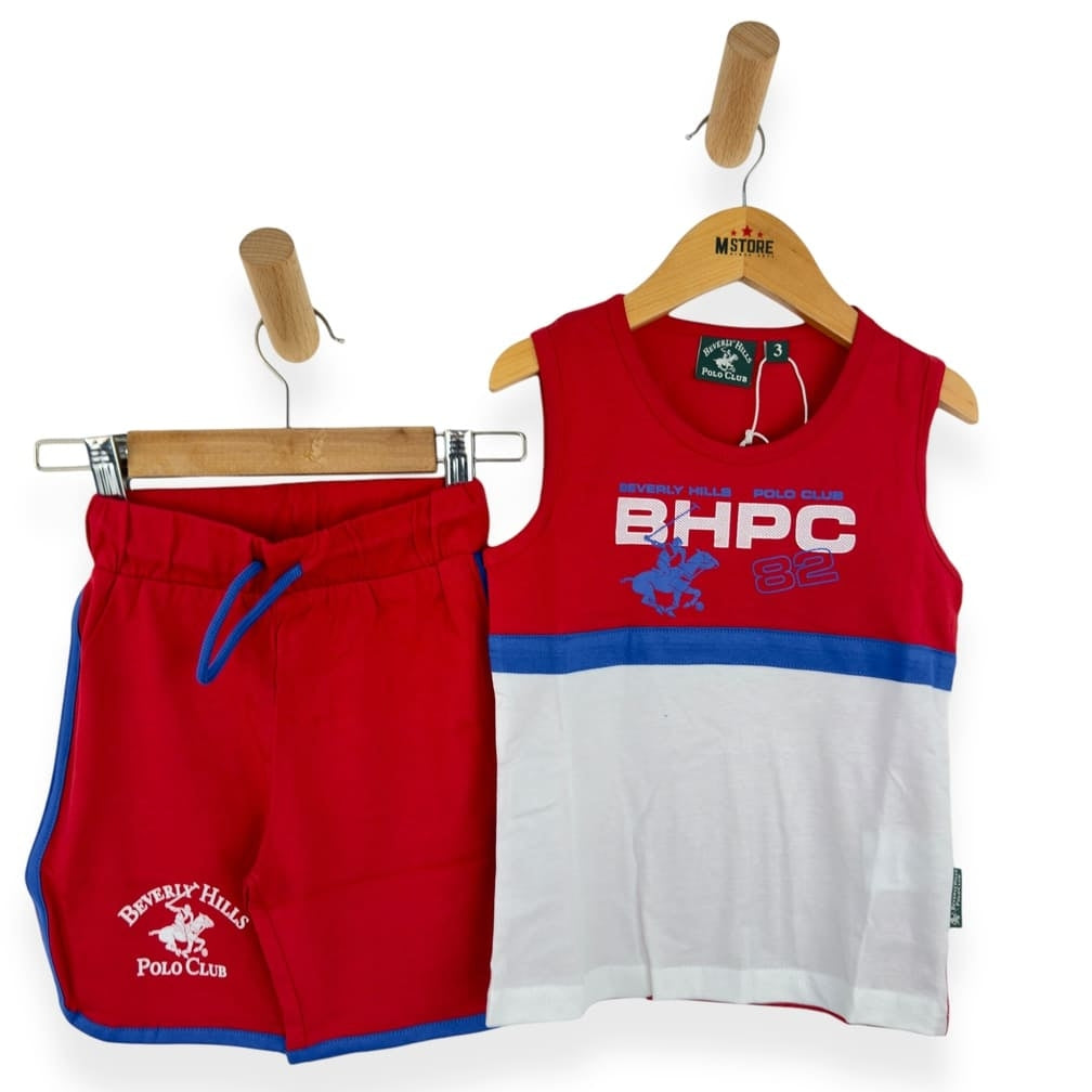 Completo Canotta Bimbo Polo Beverly Hills