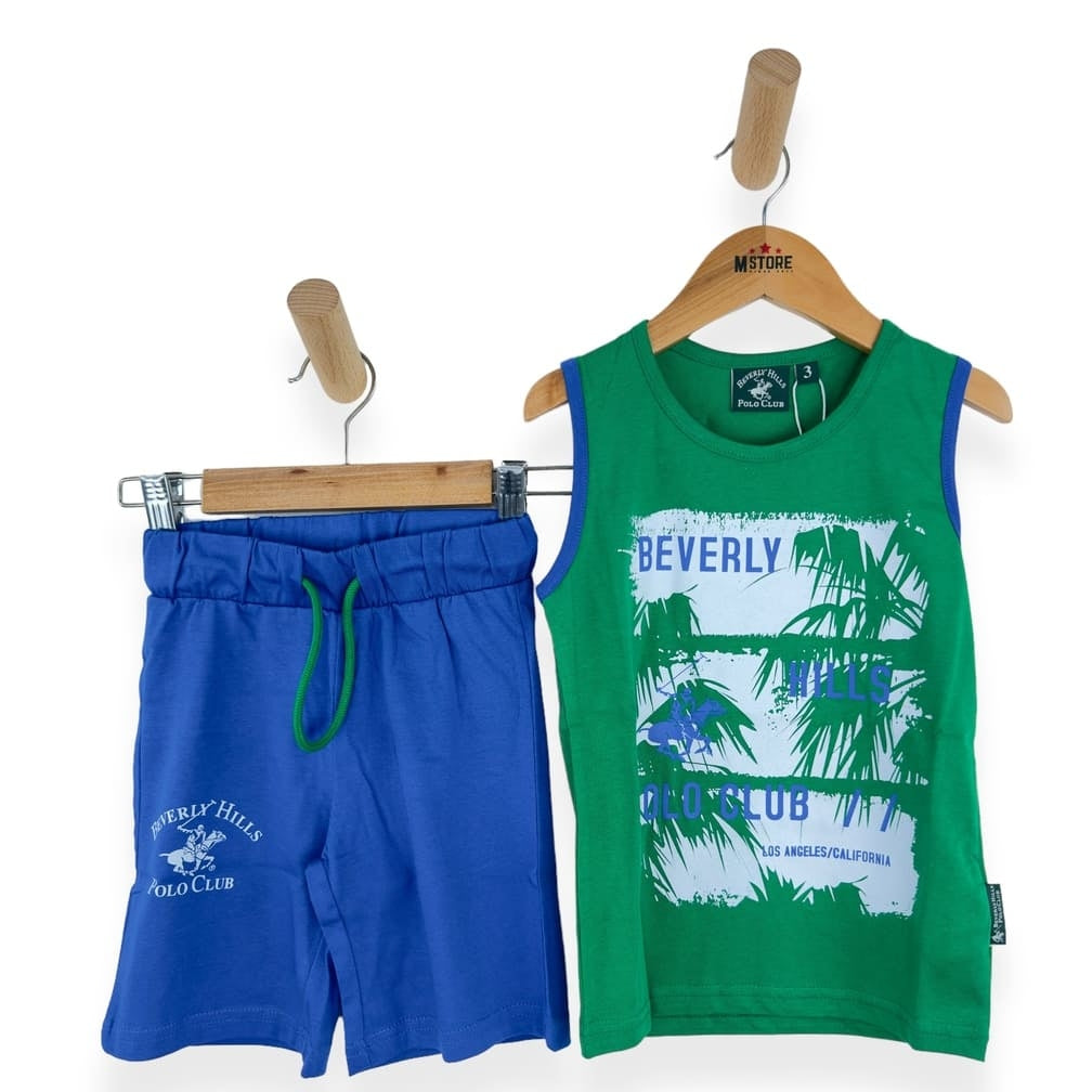 Completo Canotta Bimbo Polo Beverly Hills