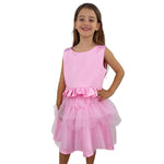 Abito bimba elegante Mstore016 - Vestito bambina cerimonia 3-16 anni