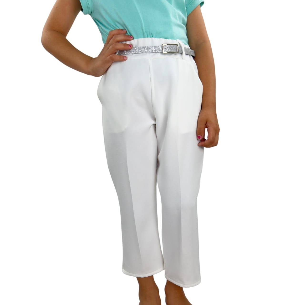 DONDUP Pantaloni Con Logo | Bianco | IT DONDUP Pantaloni Con Logo | Bianco | IT