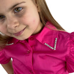 Camicia Bimba Con Perline