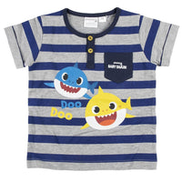 Pigiama Corto in Cotone Baby Shark