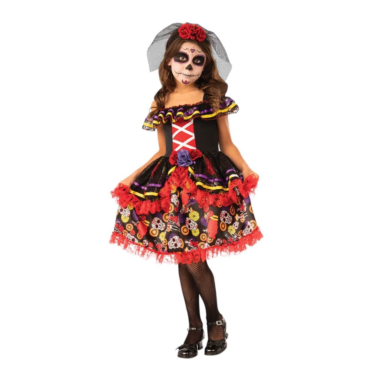 Costume da Catrina Lusso per bambina