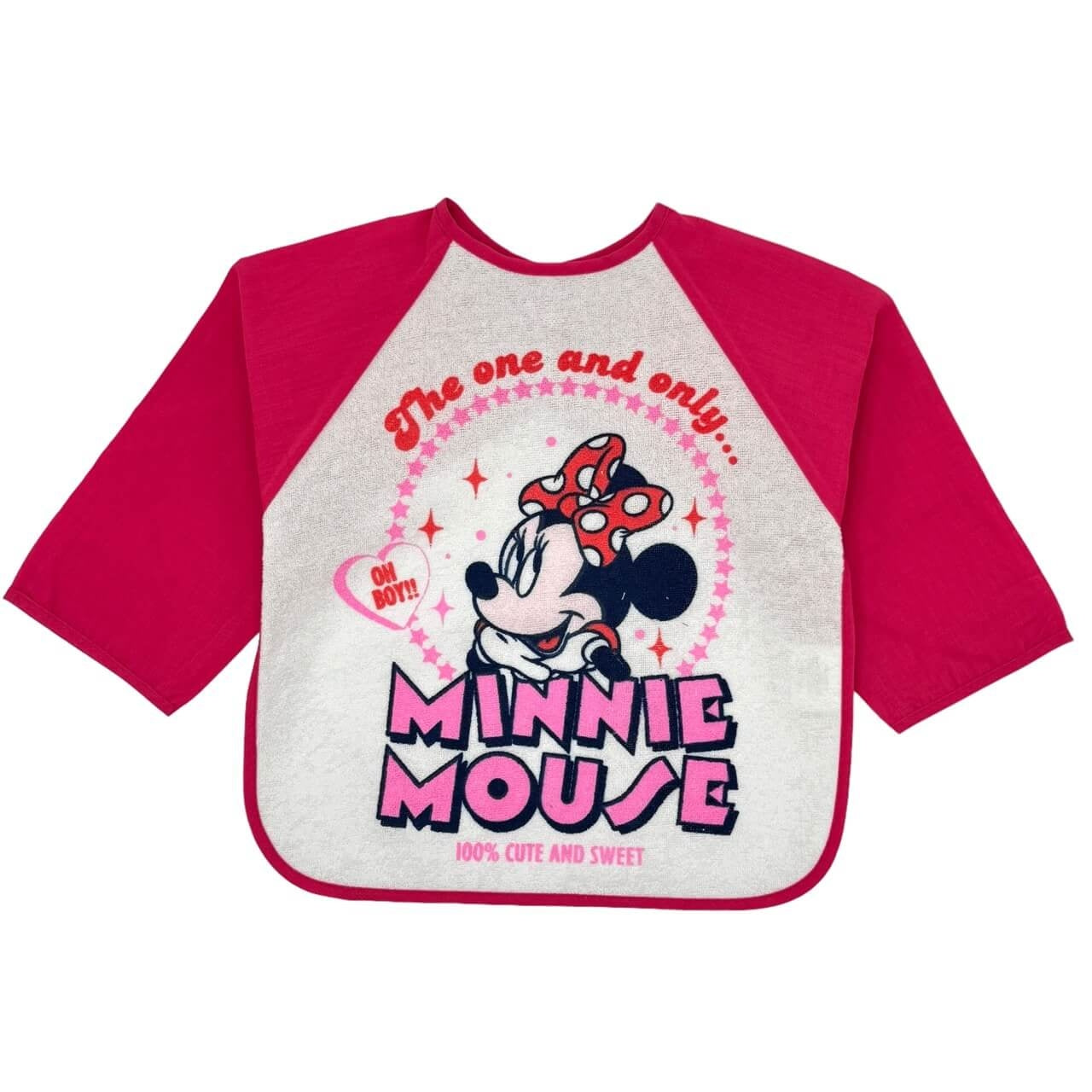 Maxi bavaglino con maniche Minnie