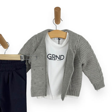 Completo Neonato con Cardigan