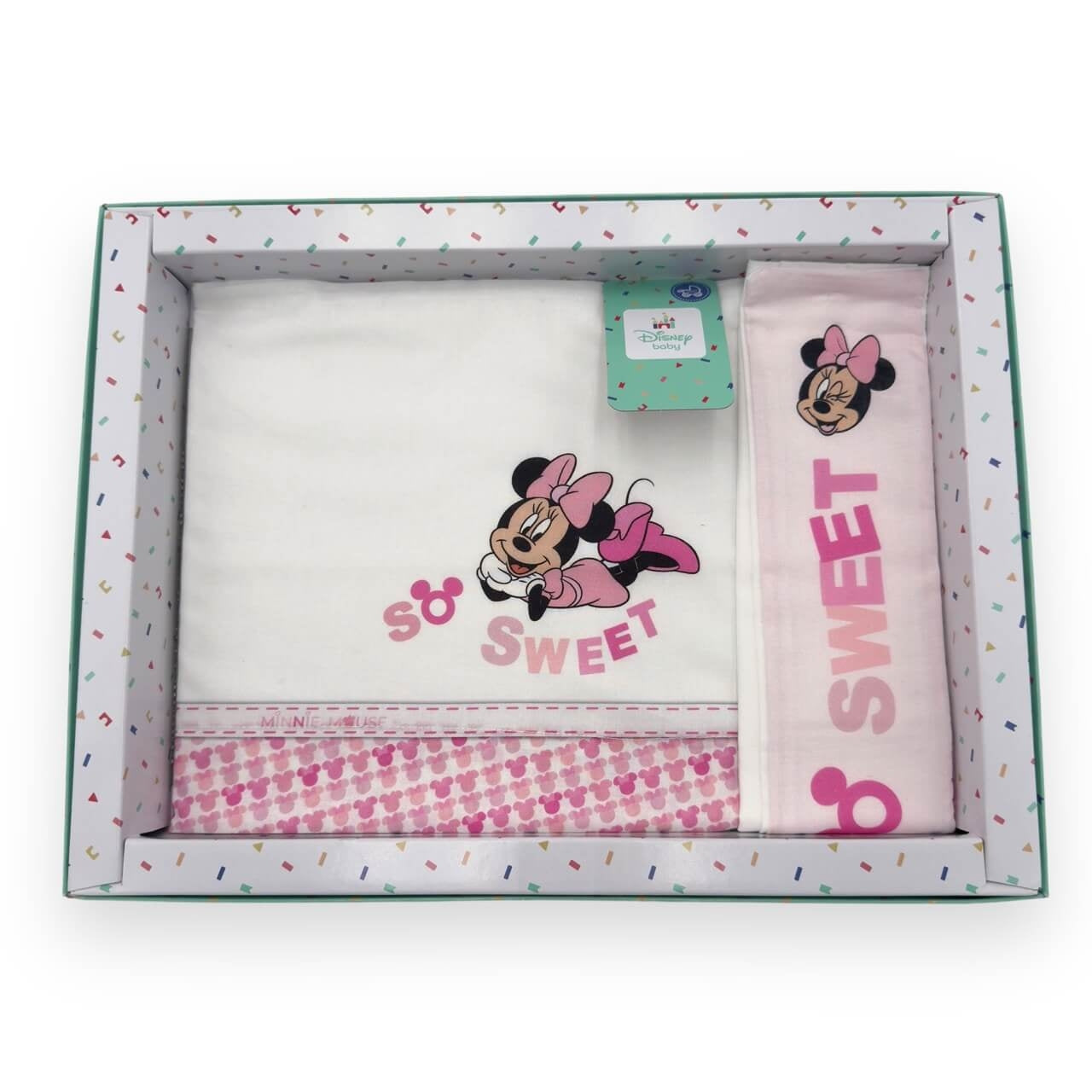 Completo Lettino Disney 100% Cotone