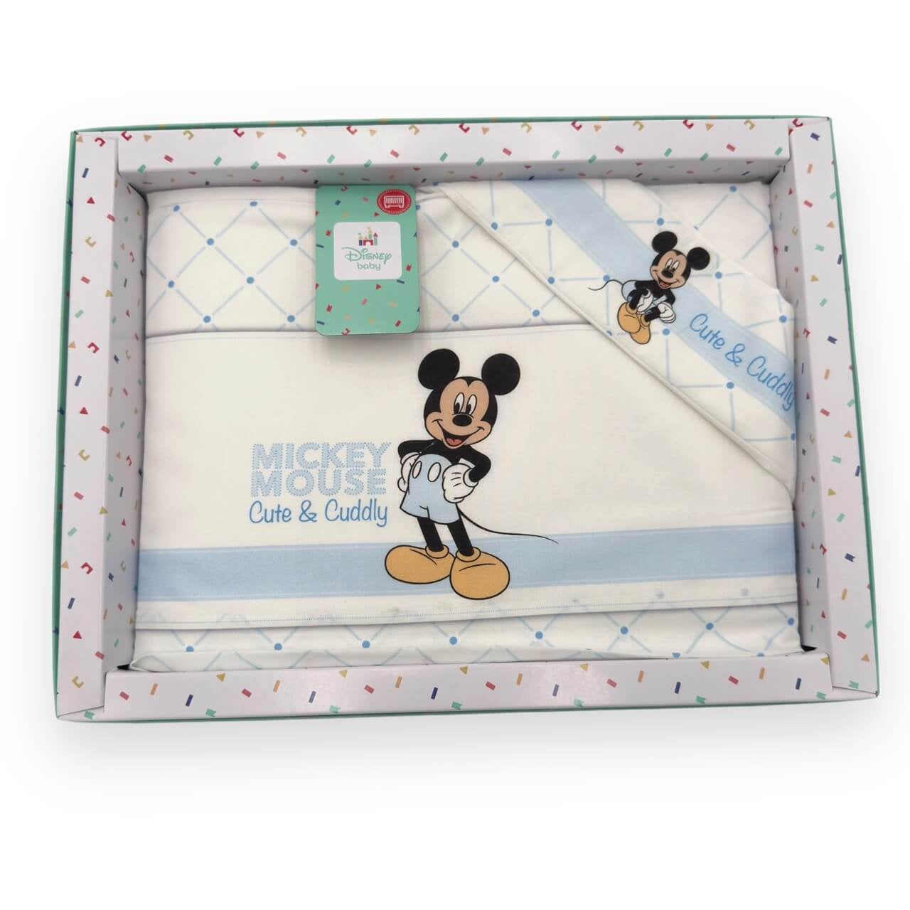 Completo Lettino Disney 100% Cotone