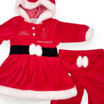 Tutina ciniglia Natalizia Mamma Natale Neonata