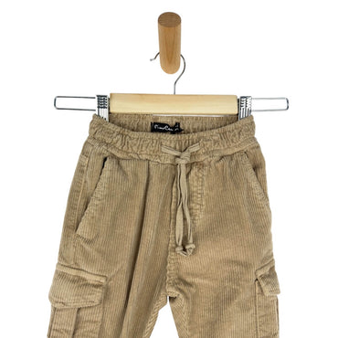 Pantalone Cargo in Velluto con Tasconi - Pierre Cardin