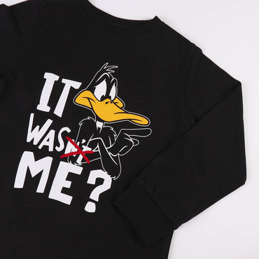 Pigiama Bambino a Manica Lunga - Daffy Duck (Looney Tunes)