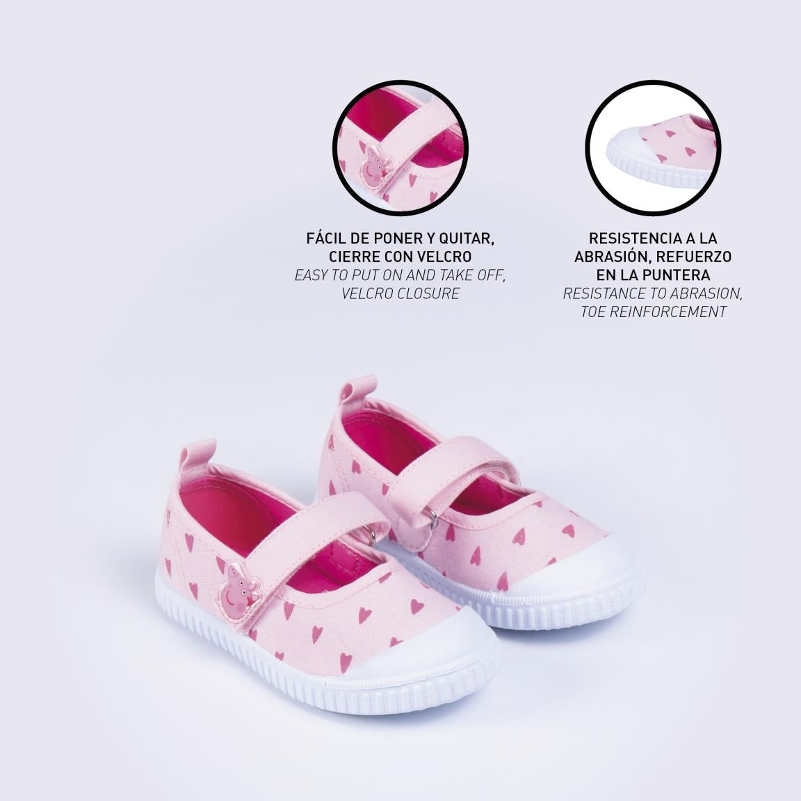 Scarpa in Tela Ballerina Peppa Pig