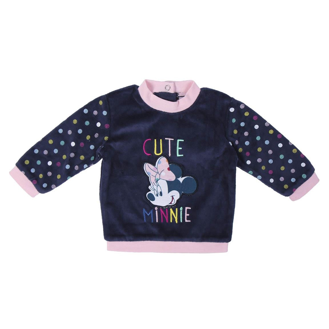 Tutina 2 Pezzi in Ciniglia Minnie