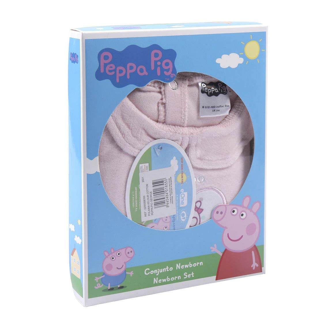 Tutina 2 Pezzi in Ciniglia Peppa Pig