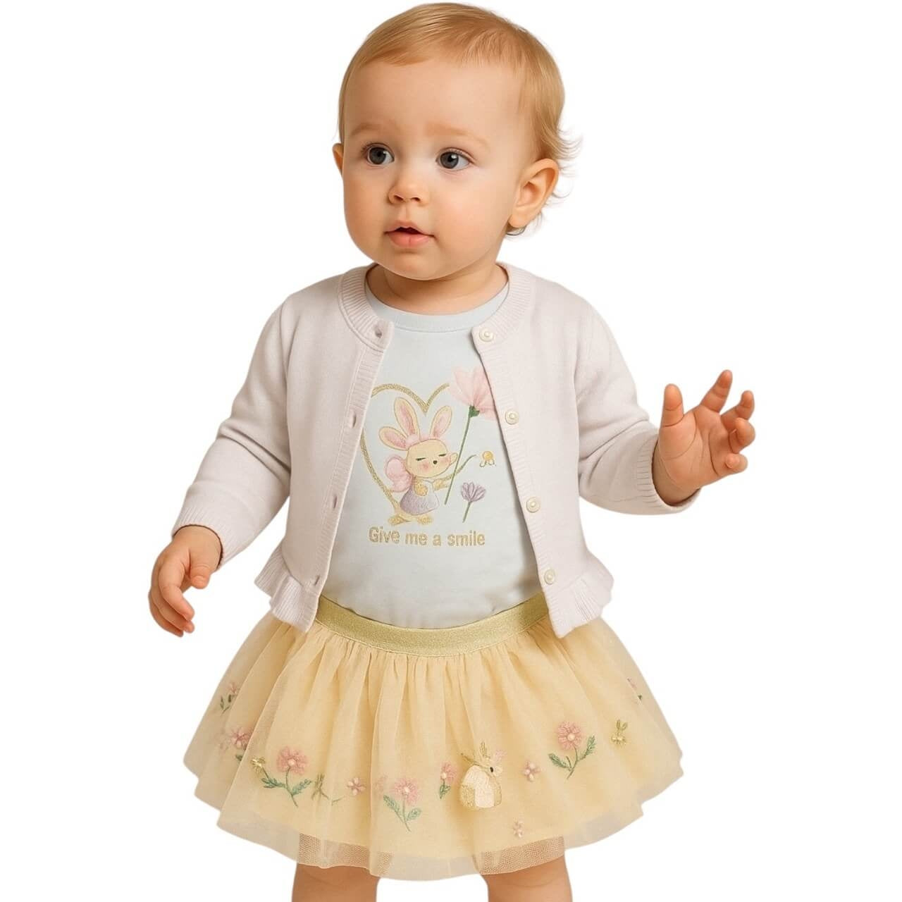 Completo Neonata Cotone 3 Pezzi