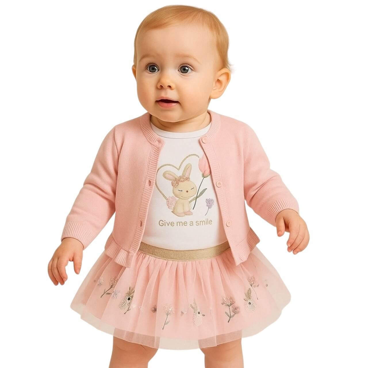 Completo Neonata Cotone 3 Pezzi