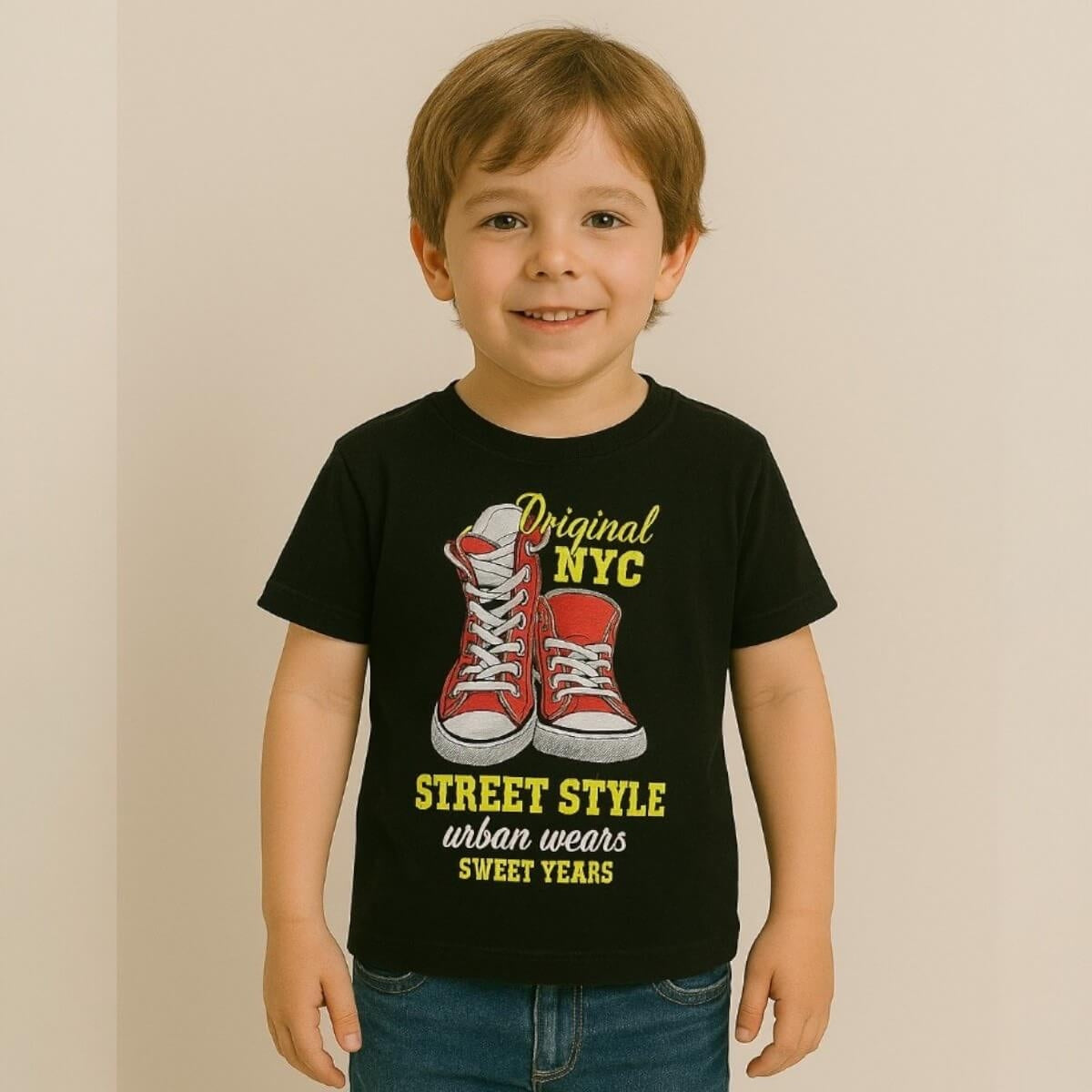 T-shirt Sweet Years 3/7 anni Bimbo