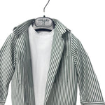 Completo – Camicia a Righe + T-shirt Bianca