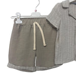 Completo bambino a righe