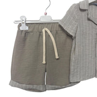 Completo bambino a righe