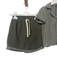 Completo bambino a righe