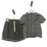 Completo bambino a righe