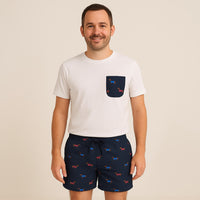 Completo Papà Figlio Costume da Bagno + T-shirt