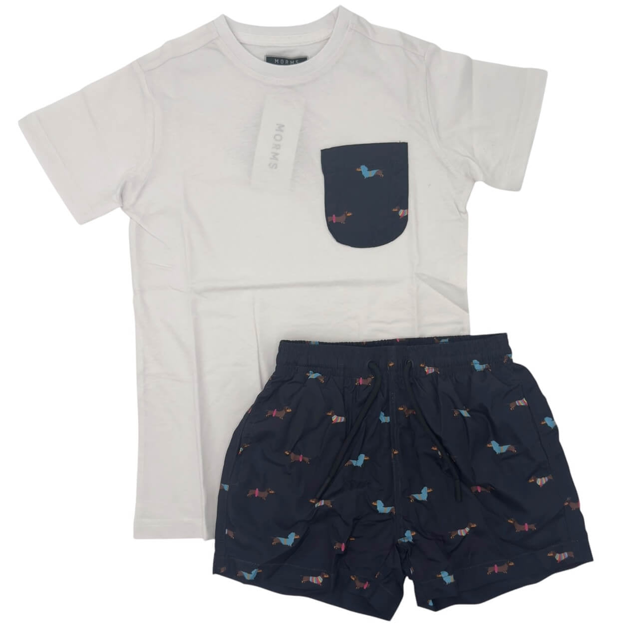 Completo Papà Figlio Costume da Bagno + T-shirt