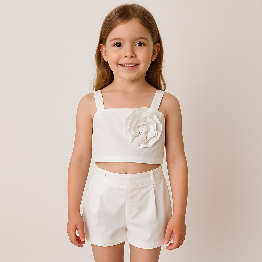 Completo Bambina Top e Shorts
