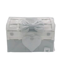 Bauletto Nascita con Fiocco e Cuore Decorativo