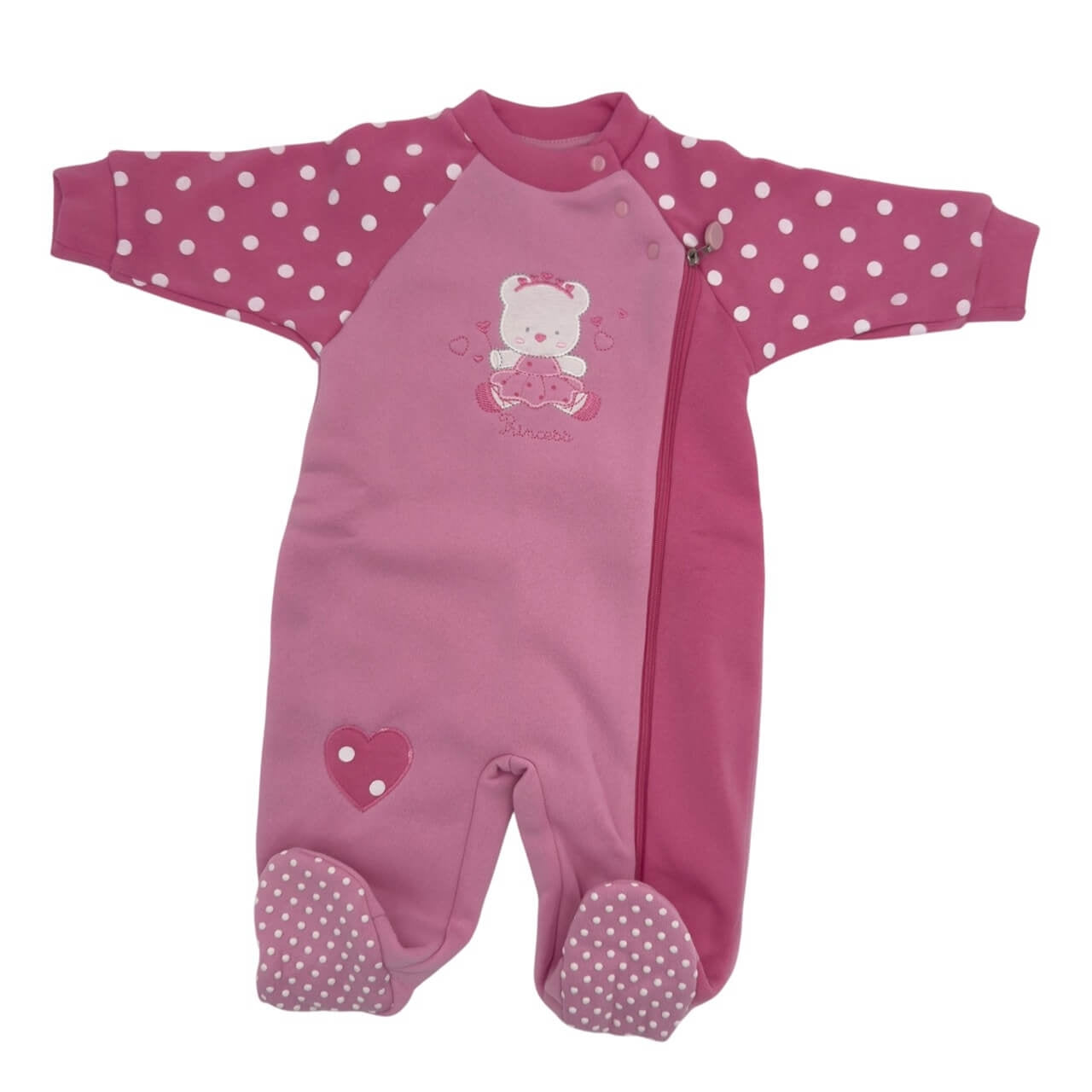 Pigiamone Felpato Neonata