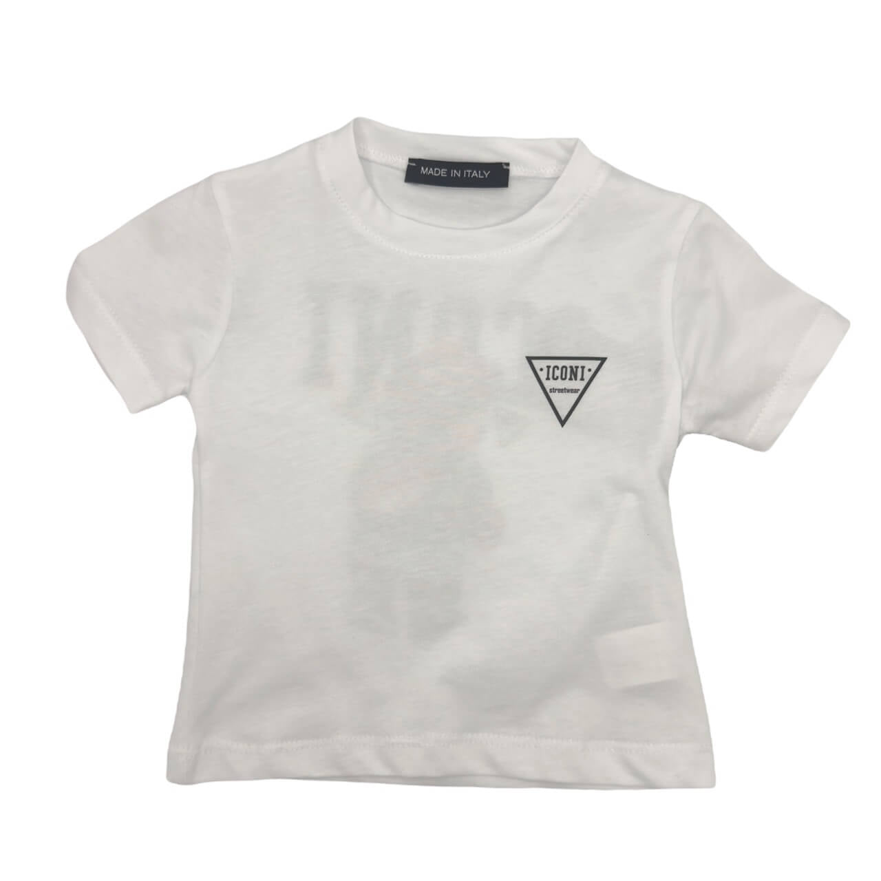 T-shirt  retro stampato neonato