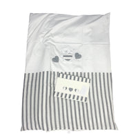 Completo trapunta lettino con lenzuola e paracolpi Pastello