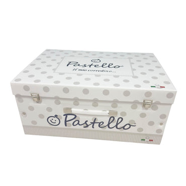 Completo trapunta lettino con lenzuola e paracolpi Pastello