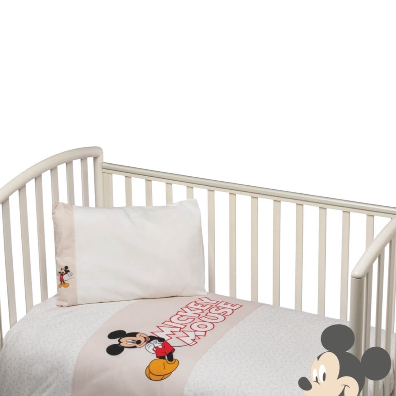Copripiumino Lettino con Federa Mickey Mouse