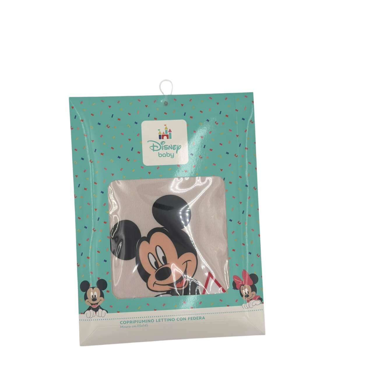 Copripiumino Lettino con Federa Mickey Mouse