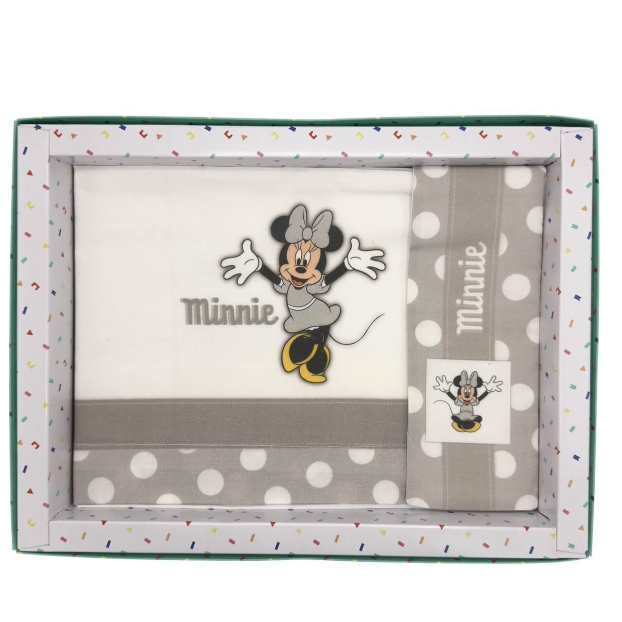 Completo Carrozzina Minnie Disney 100% Cotone