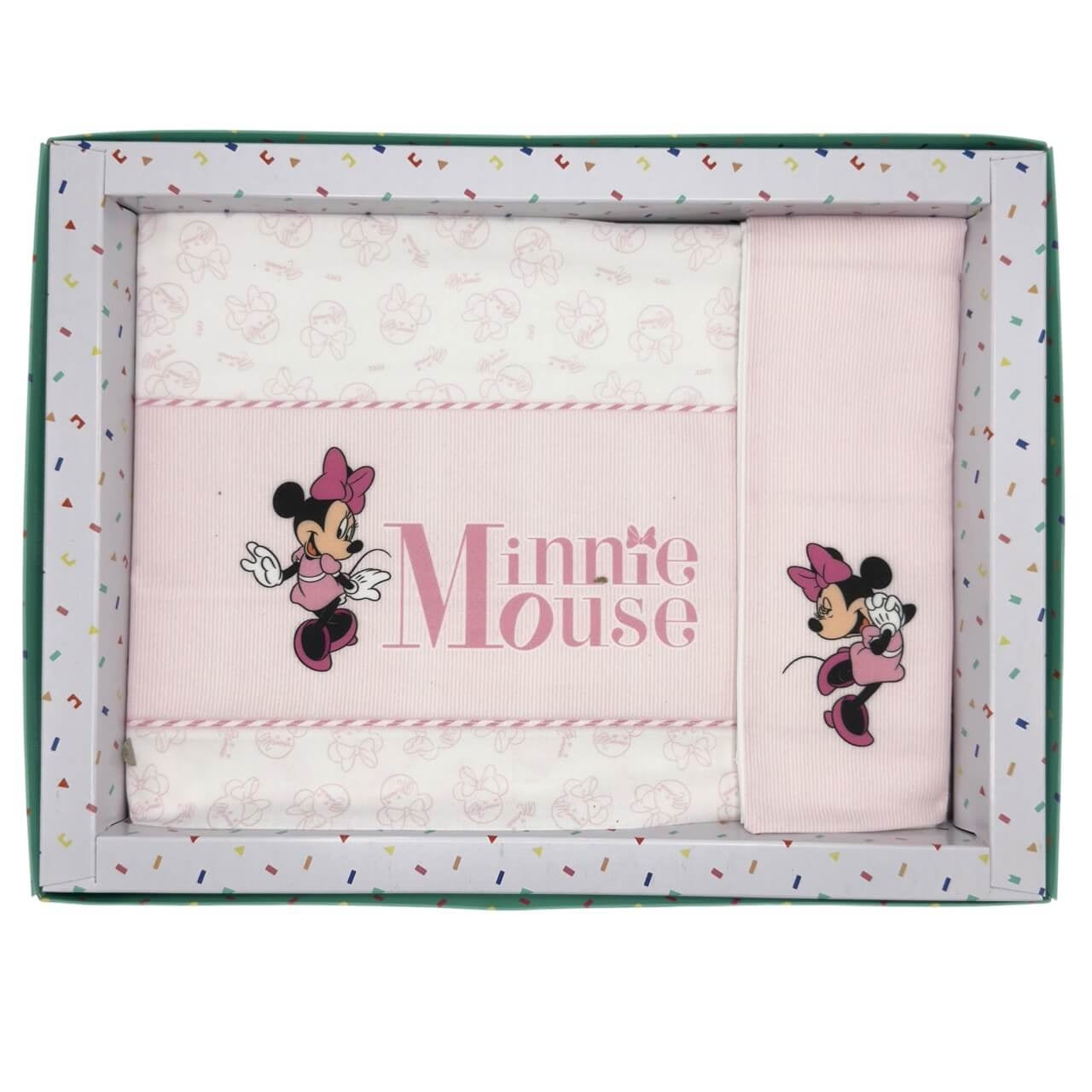 Completo Carrozzina Minnie Disney 100% Cotone