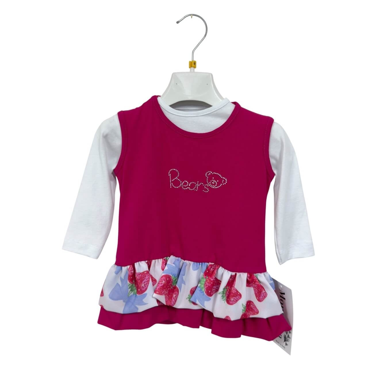 Abito Bimba Neonata in cotone