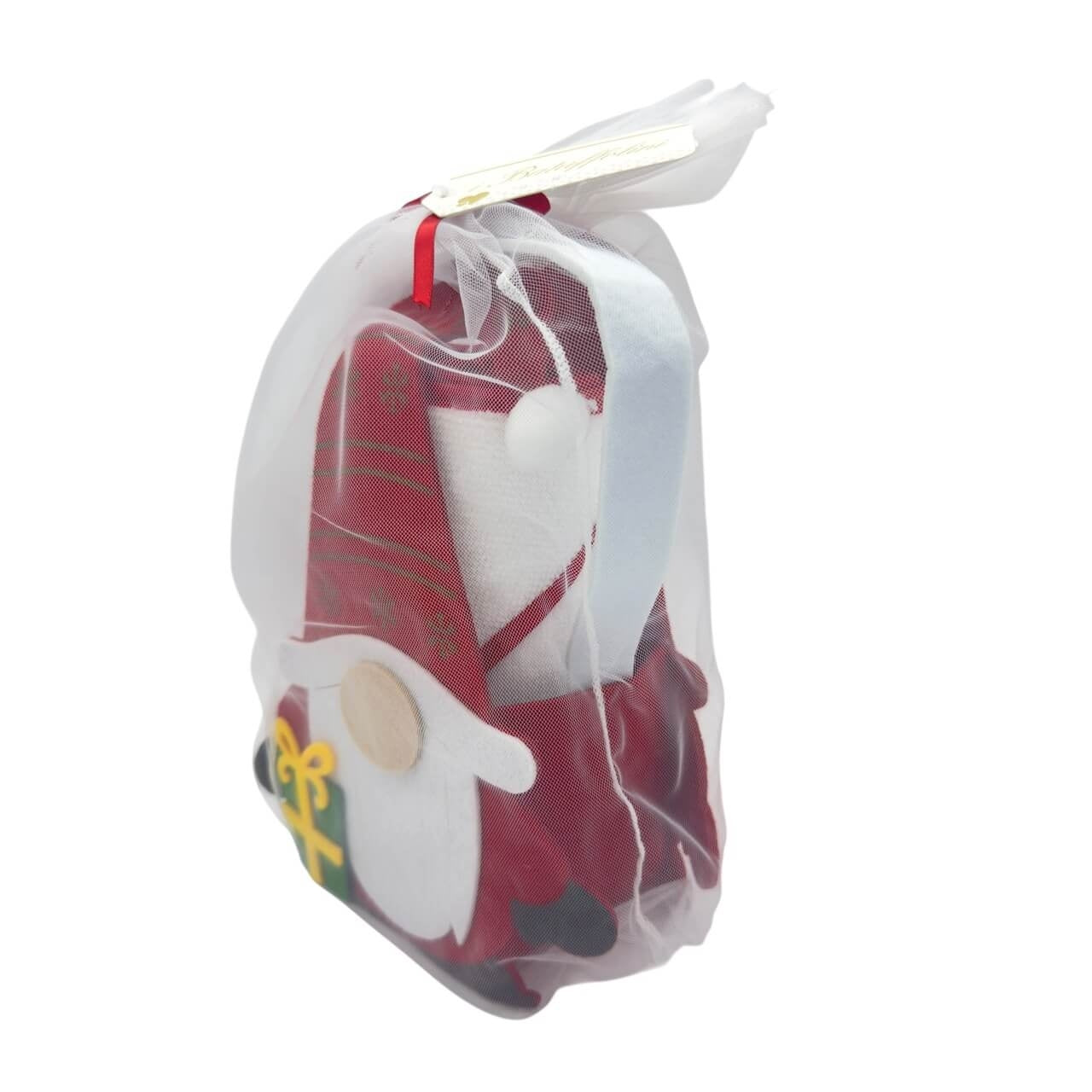 Set Regalo Natale Neonato con Accappatoio Triangolo
