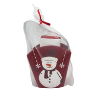Set Regalo Natale Neonato con Accappatoio Triangolo