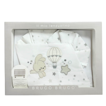 Completo Lettino Bruco Bruco 100% Cotone