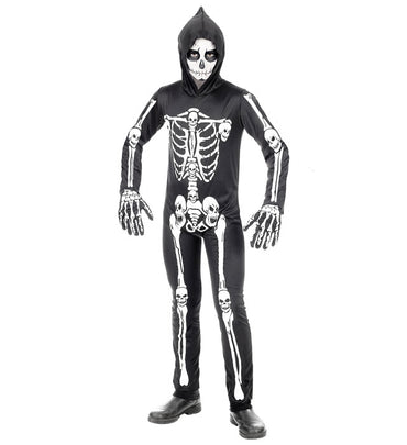 Costume da Scheletro con Cappuccio